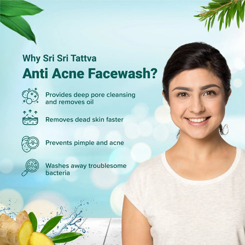 Sri Sri Tattva Anti Acne Face Wash